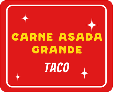 Carne Asada Taco Grande